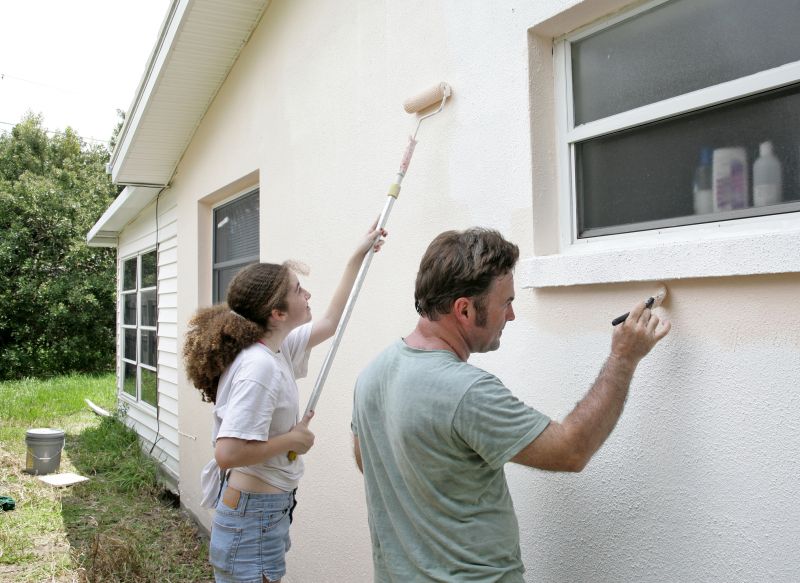 Local Stucco Ceiling Painting pros at work