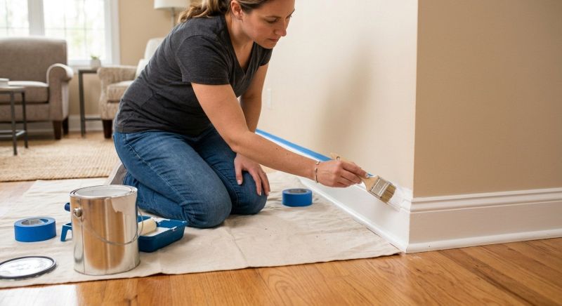Baseboards Painting in Kansas City, KS