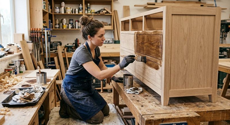Cabinet Staining Service in Carmel, IN