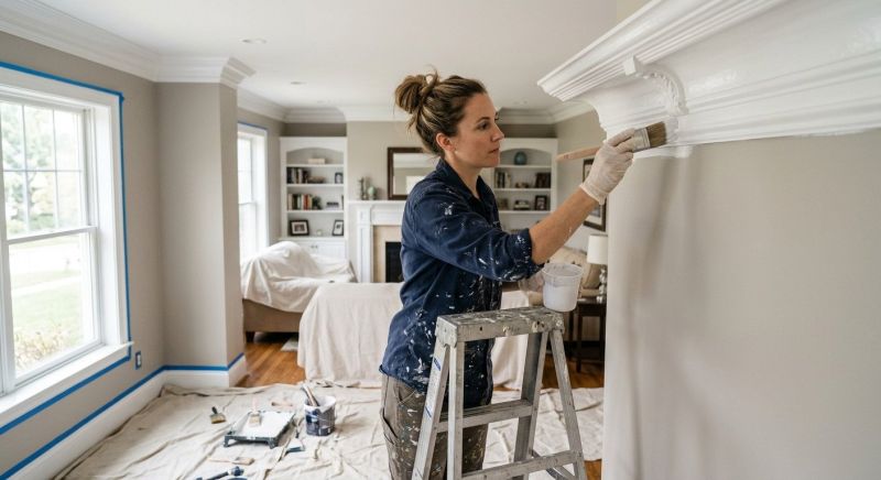 Molding Painting in Wilmington, NC