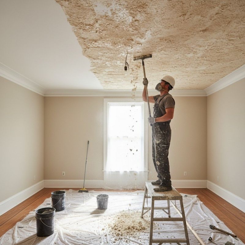 Popcorn Ceiling Stripping in Waco, TX