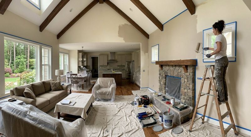 Sunroom Painting in Wilmington, NC