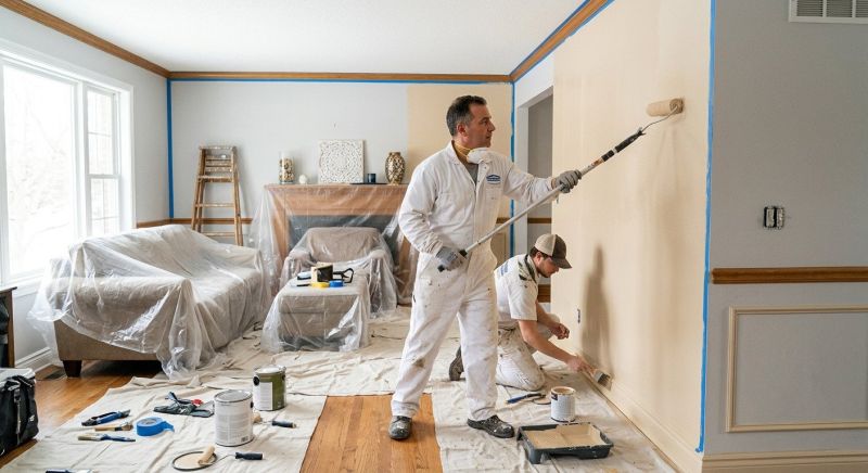 Townhouse Interior Painting in Kansas City, KS