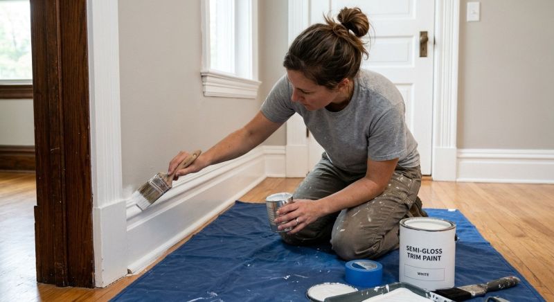 Wood Trim Painting in Wilmington, NC