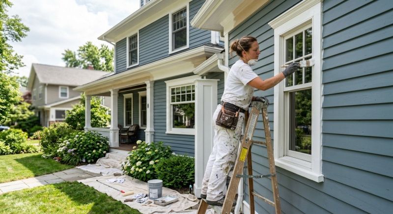 Wood Trim Painting in Wilmington, NC