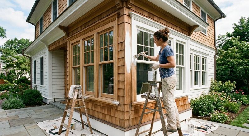 Wood Trim Painting in Waco, TX